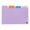 B, variant on Solivara 100 Pack 3x5 Lined Index Cards With Tabs Colored Ruled Thick Paper For Home Organization(B,5.12*3.54in)