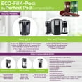 thumbnail image 5 of Eco-Fill 4-Pack Reusable 1.0 K-Cups Coffee Filter cups & Coffee Scoop by Perfect POD/Compatible with Keurig 1.0 Single Serve Coffee Makers, 5 of 5