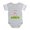 Heather Gray, variant on CafePress - FIN Easter Cow - Cute Infant Baby Football Bodysuit