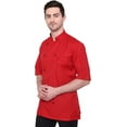 thumbnail image 2 of WARRIOR POINT men's chef coat half sleeve PolyCotton slim fit chef coat size-(S-6XL), 2 of 7