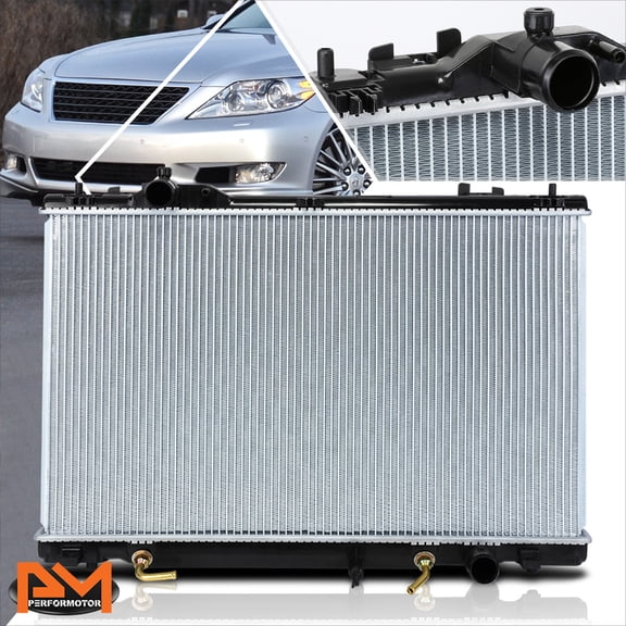 PM PERFORMOTOR Aluminum Core OE Factory Replacement Radiator for 07-17 LS460 XF40 AT DPI-13037