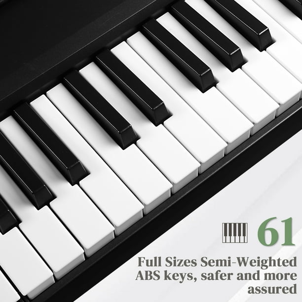 Ktaxon 61 Key Folding Keyboard Piano, Foldable Electronic Keyboard
