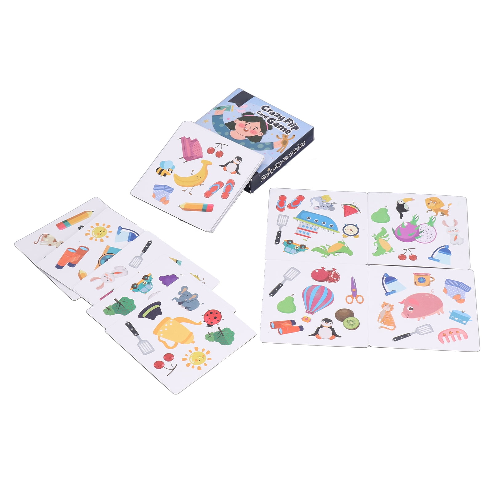 Flip Card Game, Matching Card Games Simple Rules Paper For Daily