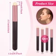 thumbnail image 2 of brochas multiusos para difuminar labios, brocha para difuminar lápiz labial de cabeza redonda, pinceles profesionales para labios, aplicador portátil para labios, tamaño de viaje, 2 of 5