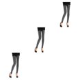 thumbnail image 3 of Jumpingount Leggings Elásticos Moda femenina Pantalones de fitness Sólido Spandex Casual Pantalones de estiramiento alto Pantalones de lápiz de Type1, 3 of 6