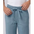 thumbnail image 5 of Real Essentials 3 Pack: Girls' Fleece Open Bottom Soft Athletic Performance Casual Sweatpants(Ages 7-16), 5 of 7