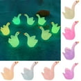 thumbnail image 2 of HYmarket Luminous Swan Figurine Set - Anti-fade, Shatter-proof, Lightfast Collectible Micro Landscape Ornaments, Waterproof, Home Decor (10Pcs), 2 of 8