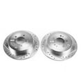 thumbnail image 2 of Power Stop Rear Pair of Drilled and Slotted Brake Rotors JBR1731XPR, 2 of 4