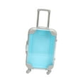 thumbnail image 2 of HILABEE Mini Suitcase Clear Miniature Dolls Suitcase for Playset Makeup Children Toy Blue, 2 of 9