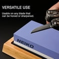 thumbnail image 6 of NEIKO 54002A Whetstone 1000/6000, Wet Stone Sharpening Kit, 2Sided, Highly Durable Corundum Water Stone, Angle Guide, NonSlip Bamboo Base, Knife Sharpening Stone for Knives, Whetstone Knife Sharpener, 6 of 6