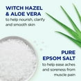 thumbnail image 3 of Dr Teal's Pure Epsom Salt Soak, Clarify & Smooth with Witch Hazel & Aloe Vera, 3 lbs, 3 of 9