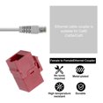 thumbnail image 4 of Uxcell 25 Pack RJ45 Ethernet Coupler, Female to Female Cat6 Coupler Ethernet Extension Adapter,Red, 4 of 6