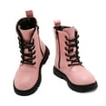 thumbnail image 5 of kkdom Boys Girls Kids Combat Boots Unisex Pink 3 Little Kid, 5 of 6