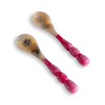 thumbnail image 1 of Beatriz Ball Resin Rio Bubble Salad Servers (Rojo) - Servidores Artesanales Elegantes, Ligeros Y Únicos, Vertidos A Mano, 1 of 5