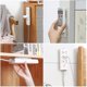 thumbnail image 4 of Fijador de enchufe de escritorio autoadhesivo, soporte de tira eléctrica para colgar en la pared, soporte de fijación de enchufe sin perforaciones, 2 uds., 4 of 5