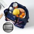 thumbnail image 4 of Pzuqiu Cute Axolotl Print Reusable Lunch Box for Kids Adults, Thermal Insulated Leakproof Lunch Bag Spacious Portable Lunch Tote with Adjustable Shoulder Strap for Work School, 4 of 6