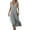 Gray, variant on Mgmyaa Women's Summer Casual Dress V Neck Sleeveless Long Dress Flowy Swing Maxi Beach Dress