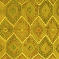 thumbnail image 1 of Ahgly Company Indoor Square Southwestern Yellow Country Area Rugs, 5' Square, 1 of 4