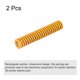 thumbnail image 3 of Troquel Resorte, 14mm OD 75mm Largo 2 Piezas Espiral Estampado Ligera Carga Compresión Troquel Resortes para Impresora 3D Eléctrica Pieza, Amarillo, 3 of 5