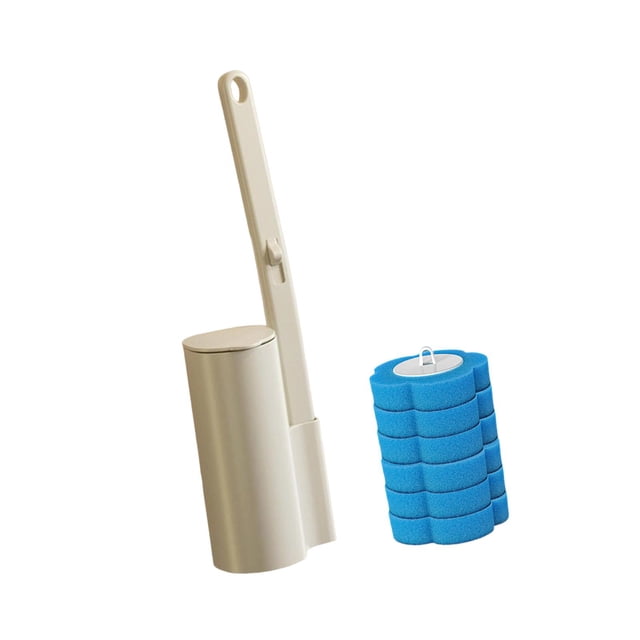 Juego de cepillos de baño para limpieza profunda, profesional, práctico, de montaje en pared, eficiente. 6 cabezales de recambio