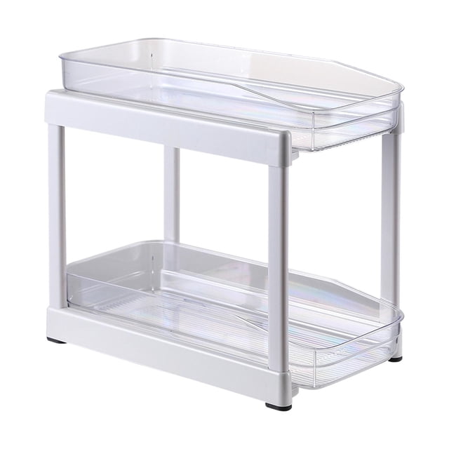 Cajón extraíble de 2 niveles para debajo del fregadero, organizador extraíble de fácil instalación 189x38x314cm