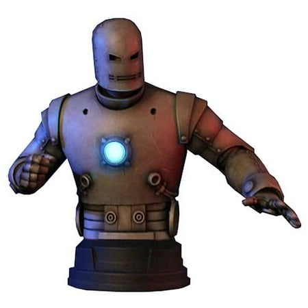 Iron Man Classic Silver Mini Bust