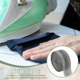 thumbnail image 4 of Cinta de dobladillo instantánea Uxcell para planchar, cinta de dobladillo sin coser para pantalones, tiras adhesivas lavables, gris, 1 Pcs, 5.5 Yard, 4 of 7