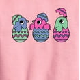 thumbnail image 2 of Instant Message - Chicks In Eggs - Toddler And Youth Crewneck Fleece Sweatshirt, 2 of 5
