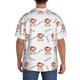thumbnail image 3 of Fotbe Corgi With Santa Claus Hat Camisa Estampada de Manga Corta para Hombre, Casual de Verano, Estilo Playero, Sin Arrugas-Large, 3 of 5