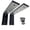 Black - 10" x 6" x 2 1/2" - 2 Pack, variant on Heavy Duty L Brackets For Shelves Countertop Wall Shmetal Iron - Black 12" X 6" 2.5" 2 Pack Supports 300 Lbs Per Set Mounted Granite Wood Concrete