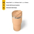 thumbnail image 3 of RTIC 30 oz Ceramic Lined Insulated Essential Tumbler, Leak-Resistant Lid, Peach Tea, 3 of 6
