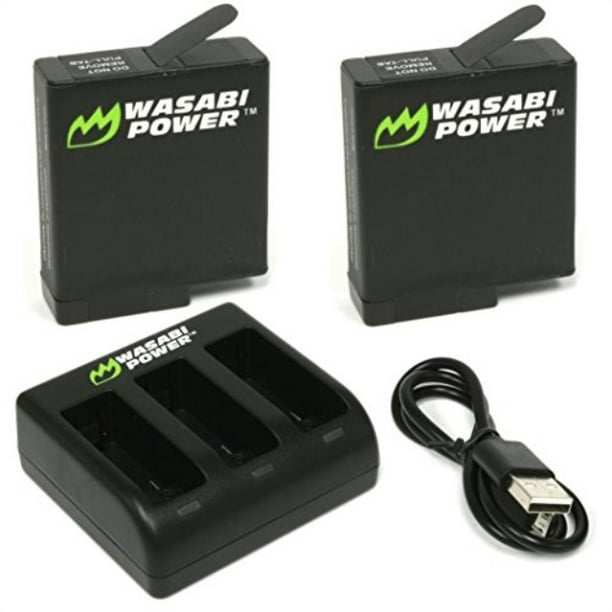 Wasabi Power Gopro Hero5 Hero6 Hero7 12mah Battery 2 Pack And Triple Usb Charger For Gopro Hero 7 Black Hero 6 Black Hero 5 Black bat 001 Hero 18 Fully Compatible With Original Walmart Com Walmart Com Wasabi Power Gopro Hero5 Hero6 Hero7 12mah Battery 2 Pack And Triple Usb Charger For Gopro Hero 7 Black Hero 6 Black Hero 5 Black bat 001 Hero 18 Fully Compatible With Original Walmart Com Walmart Com