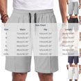 thumbnail image 3 of IhhxPro Men's Casual Shorts with Pockets Elastic Waist Drawstring Summer Mesh Lightweight Athletic Jogger Fit Outdoor Sport S-3XL, 3 of 6