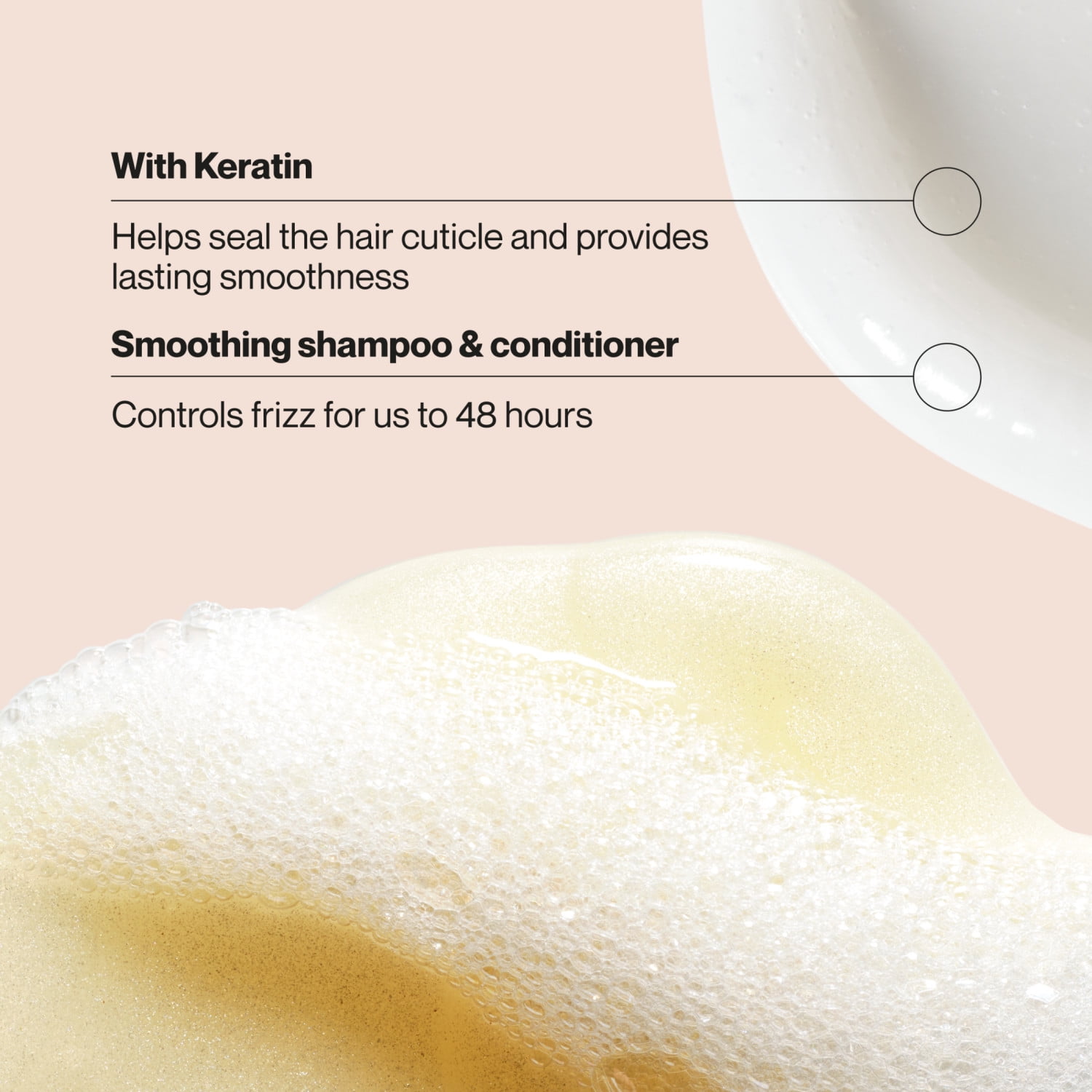 Suave Keratin Infusion Smoothing Shampoo & Conditioner Set For Frizzy Hair, 28 FL OZ Each