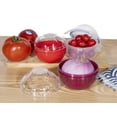 thumbnail image 5 of Dihmpor Onion & Tomato Storage Containers - Freshness Saver Keepers with Transparent lid Organizer for Fridge, Onion Holder Storage Onions Keeper for Refrigerator, Fruit Storages Box, 5 of 7