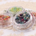 thumbnail image 3 of Dried Flower Nail Art Decorations Multicolor 5x5x3cm Japanese Fresh Style Floral Design, 3 of 8