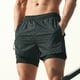 thumbnail image 5 of Pantalones cortos de deporte Pantalones cortos para correr 2 en 1 para hombre con bolsillos Forro de CACAGOO Pantalones cortos de deporte, 5 of 7