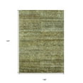 thumbnail image 3 of HomeRoots 605624 9 x 12 ft. Olive Green & Brown Striped Washable Indoor & Outdoor Rectangle Area Rug, 3 of 5