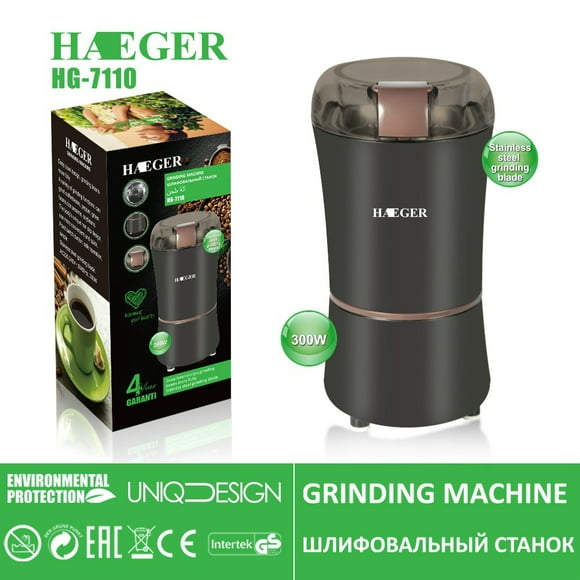 300W Electric Coffee Grinder for Flax Seeds, Nuts, Peppers, Spices, Coffee Beans and More with Stainless Steel Blades