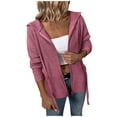 thumbnail image 2 of Lilgiuy Fashion Women Casual Pockets Long Sleeve Casual Solid Coat Cardigan Blouse for Photoshoot, 2 of 5