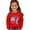 Red, variant on Tiijoy Toddler Girls Sweatshirt -Lined Comfy Crew Neck Shirt Pullover, Sizes 2-3T
