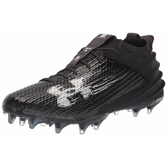 Under Armour Men’s Blur Smoke 2.0 Molded Cleat Football Shoe - Black