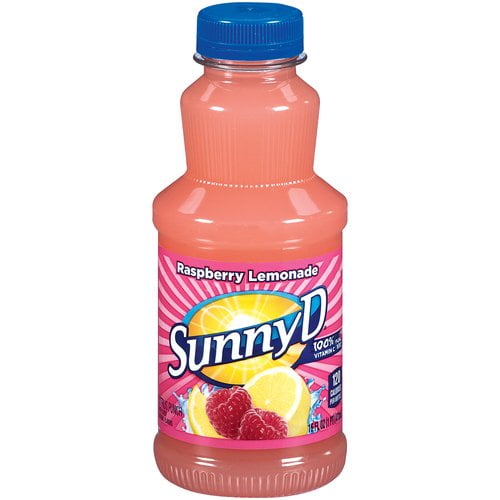 Sunny D Raspberry Lemonade Citrus Punch, 16 Fl. Oz.