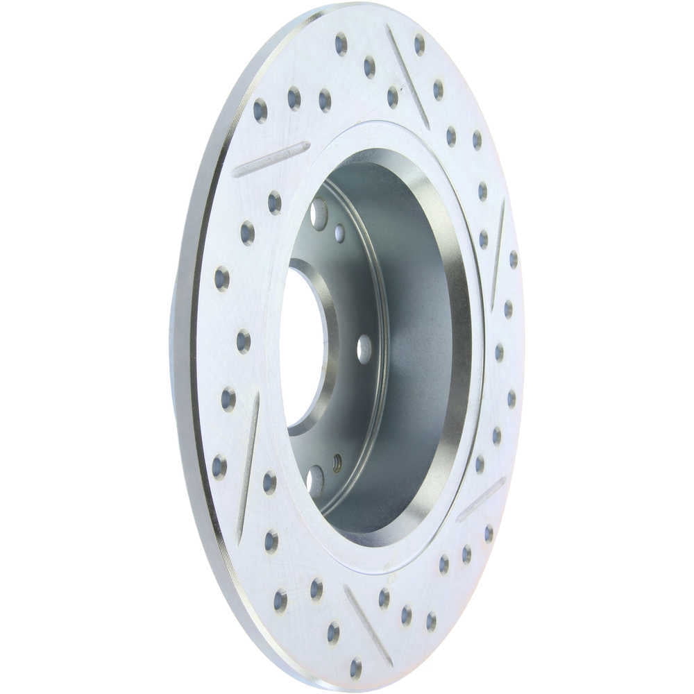 StopTech 227.40055R Select Sport Drilled and Slotted Brake Rotor; Rear Right, improved looks and