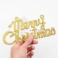 thumbnail image 5 of 1/10 piezas de decoración navideña de plástico con colgante de Feliz Navidad, colgante con letras en inglés, adornos para árbol de Navidad, decoración de Año Nuevo, 5 of 5