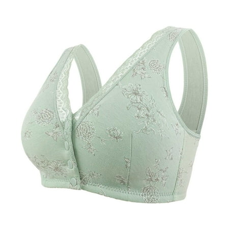 CAICJ98 Women S Lingerie Fitness Dry Running with String Quick Woman Size Underwear Bras Shockproof Large 44 Green