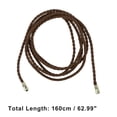 thumbnail image 2 of Unique Bargains 1 Pc Adjustable Waist Belt Elegant Weaving Woven Rope Belt Women Brown, 2 of 5