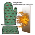 thumbnail image 5 of Bingfone Christmas Dachshund Print Oven Mitts Pot Holders Set 2 PCS for Kitchen for Cooking Grilling Baking BBQ Pot Holders Cook Essentials, 5 of 7