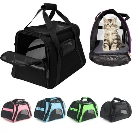 Pet Dog Cat Carrier Travel Tote Bag Comfort Case Soft Sided Airline Approved