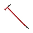 thumbnail image 2 of Eskimo 19 Inch Lightweight Dual Action Chipper Head Ice Fishing Chisel, Red, 2 of 5